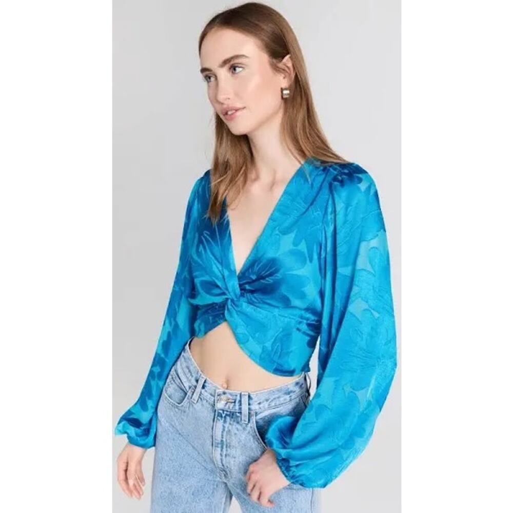 NWT Ramy Brook Connor Bouse, Blue, Size XL - Picture 6 of 7